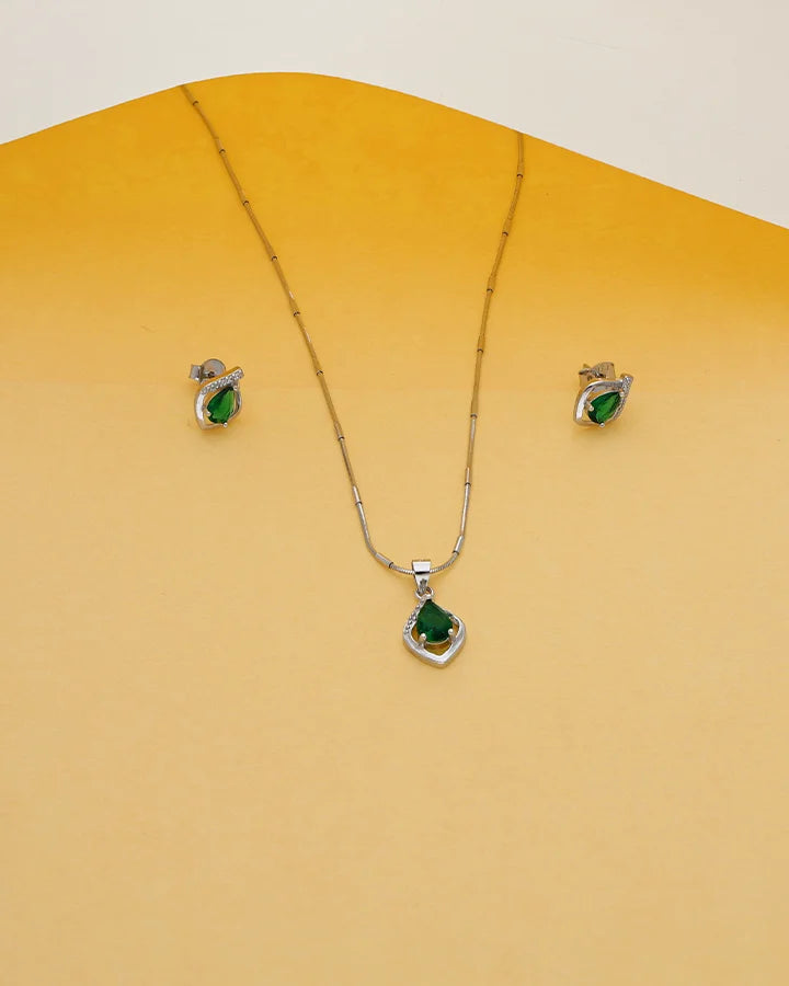 Verdant Charm Duo in 92.5 Silver