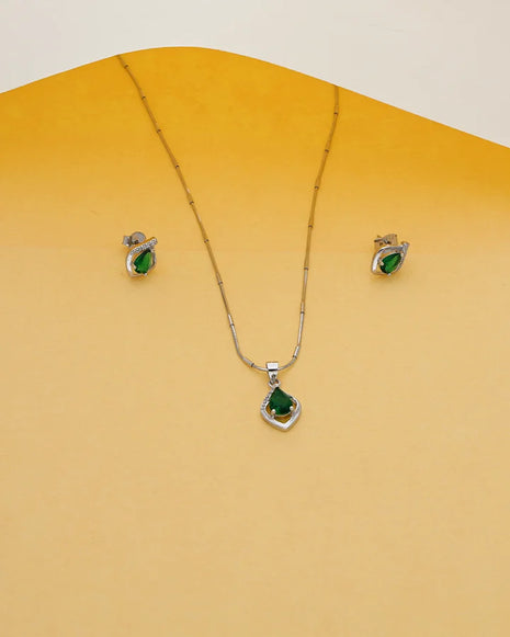 Verdant Charm Duo in 92.5 Silver