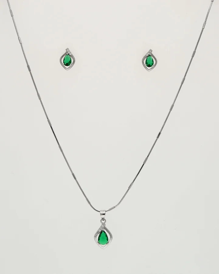 Verdant Charm Duo in 92.5 Silver