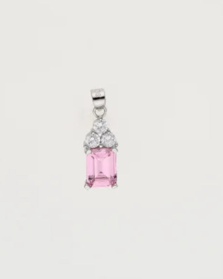 Rose Tint Charm Duo in 92.5 Silver