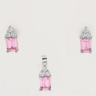Rose Tint Charm Duo in 92.5 Silver