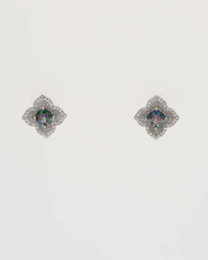 Amethyst Charm Duo in 92.5 Silver