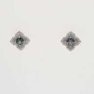 Amethyst Charm Duo in 92.5 Silver
