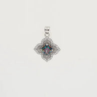 Amethyst Charm Duo in 92.5 Silver