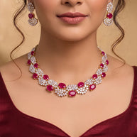 Rajata Necklace in 92.5 Silver - Silsila by Dvaar