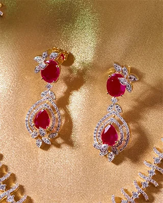 Ratnaraj Necklace in 92.5 Silver