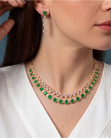 Harita Necklace in 92.5 Silver - Silsila by Dvaar