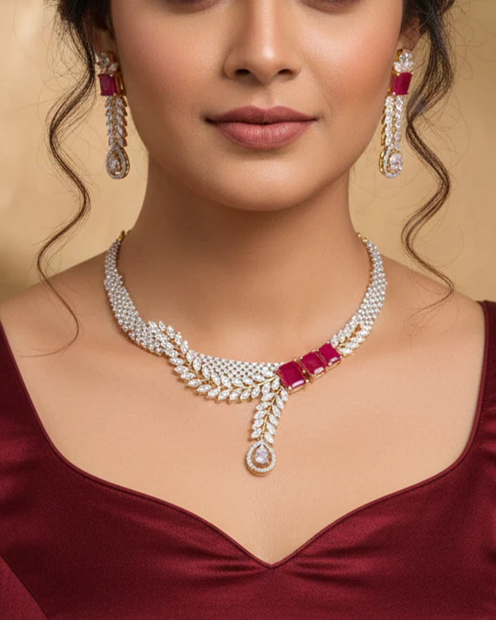 Shringar Necklace in 92.5 Silver