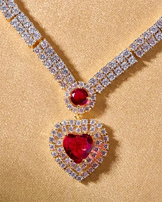 Hridaya Necklace in 92.5 Silver detail - Silsila by Dvaar