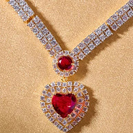 Hridaya Necklace in 92.5 Silver detail - Silsila by Dvaar