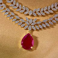 Ratnarekha Necklace in 92.5 Silver detail - Silsila by Dvaar