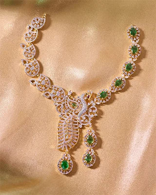 Mayurrekha Necklace in 92.5 Silver
