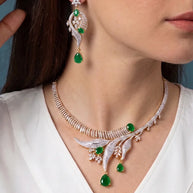 Vanasree Necklace in 92.5 Silver - Silsila by Dvaar