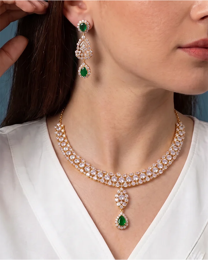 Kusuma Necklace in 92.5 Silver