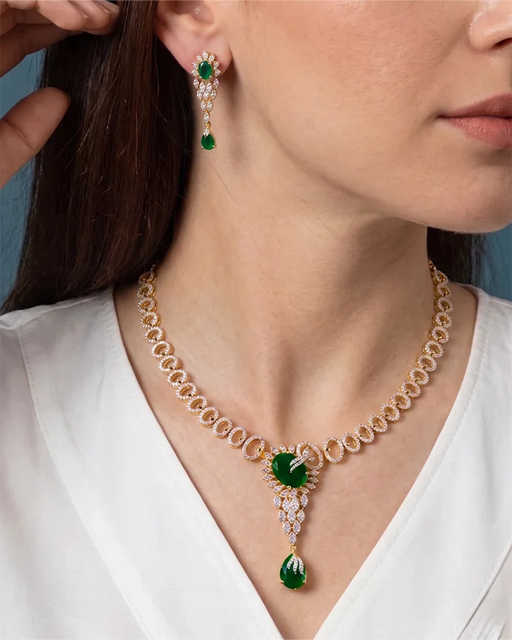 Vriksha Mani Necklace in 92.5 Silver