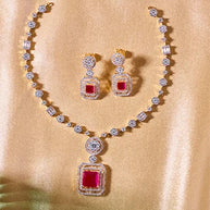 Rouge Necklace in 92.5 Silver