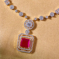 Rouge Necklace in 92.5 Silver