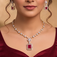 Rouge Necklace in 92.5 Silver