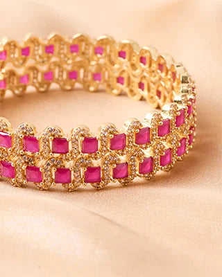Ruby Bangles detail - Silsila by Dvaar