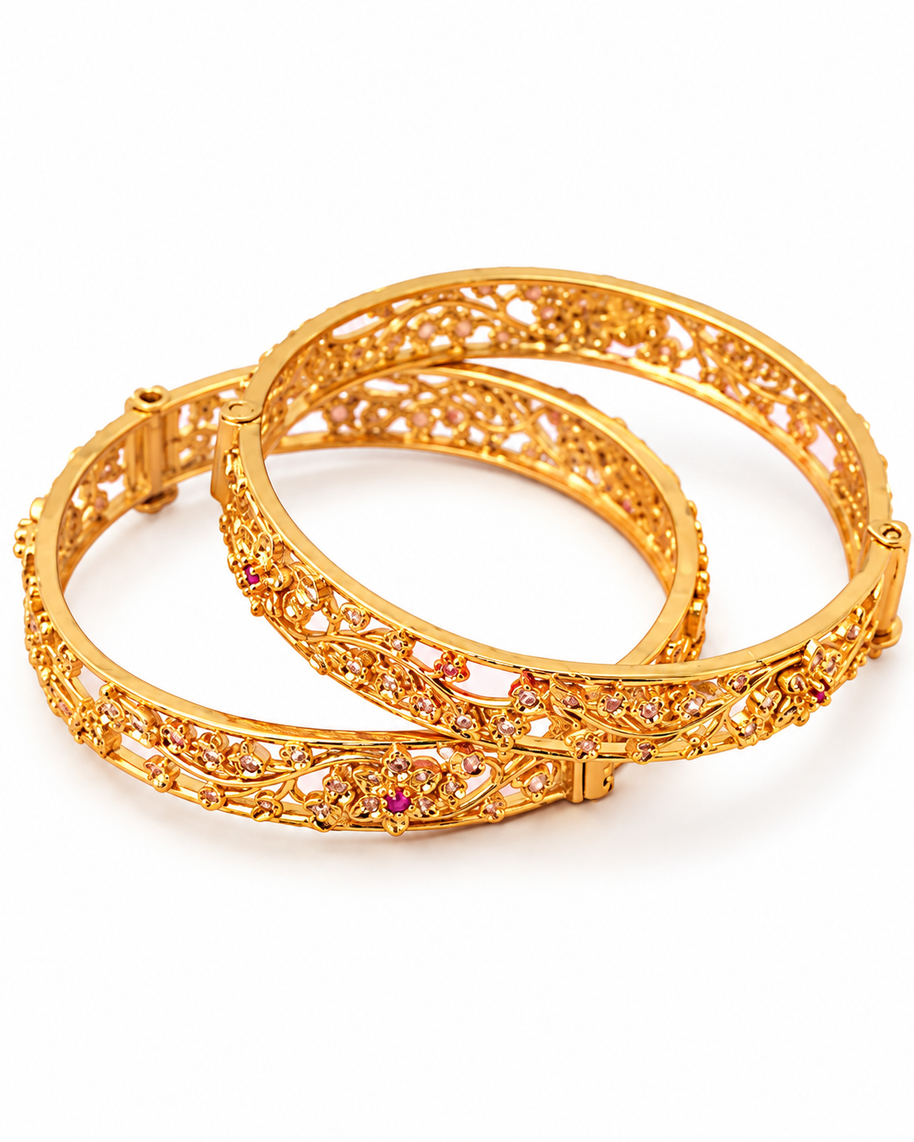 Rohini Bangles in 92.5 Silver
