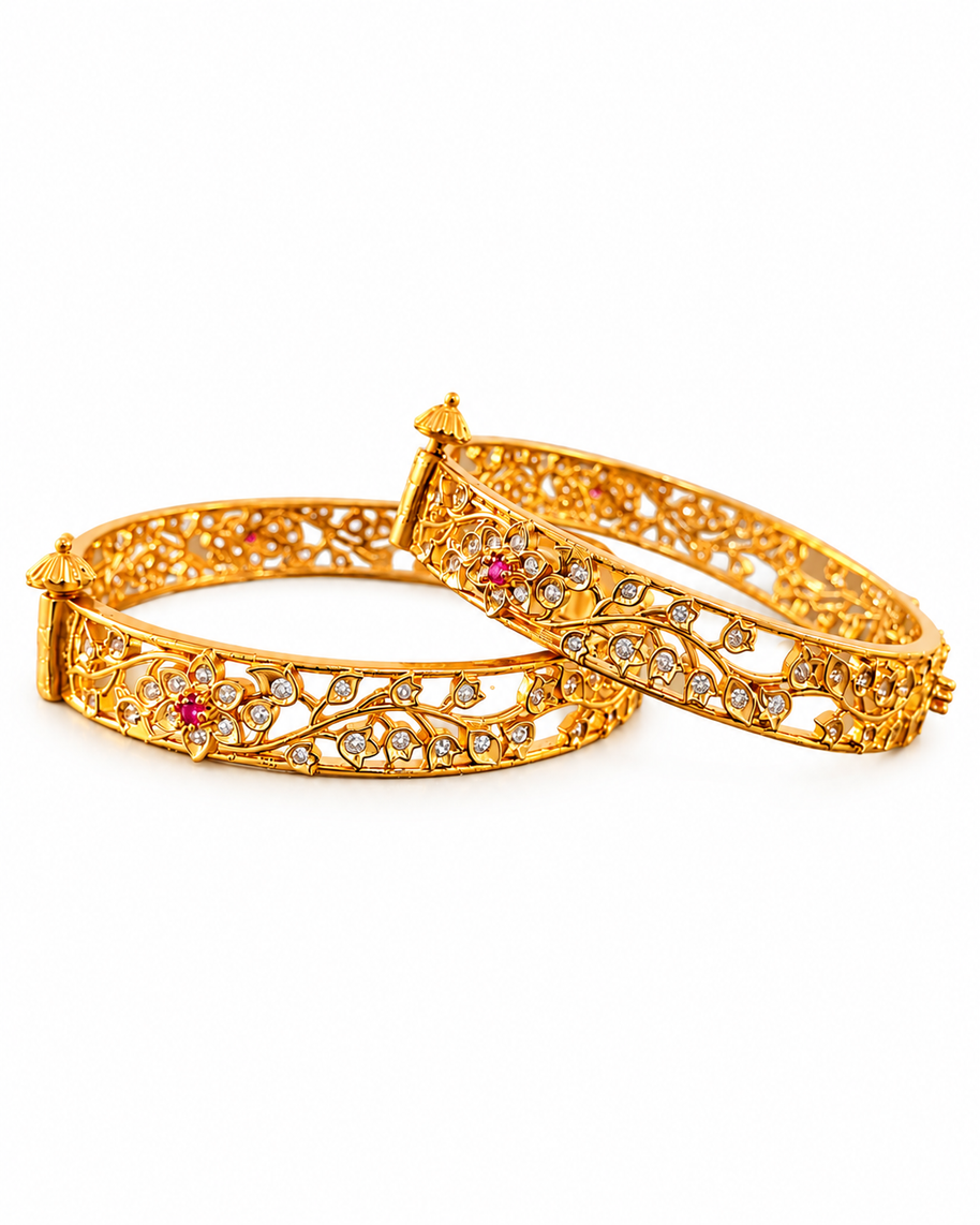 Rohini Bangles in 92.5 Silver