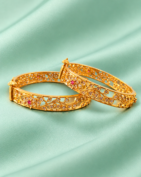 Rohini Bangles in 92.5 Silver
