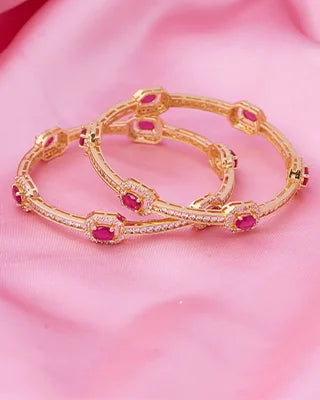 Navya Bangles worn view - Silsila by Dvaar
