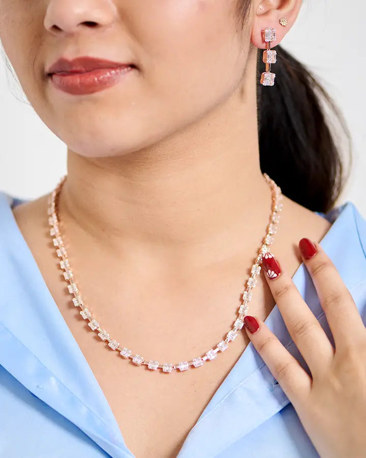 Frost Necklace detail - Silsila by Dvaar