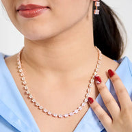 Frost Necklace detail - Silsila by Dvaar