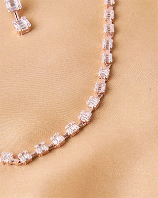 Frost Necklace side view - Silsila by Dvaar