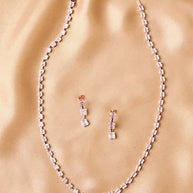 Frost Necklace front view - Silsila by Dvaar