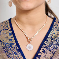 Hexa Necklace in 92.5 Silver