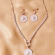 Hexa Necklace in 92.5 Silver