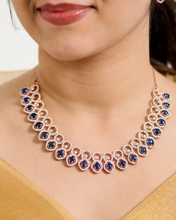 Neeradhi Necklace in 92.5 Silver