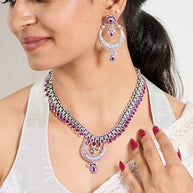Rajasthani Necklace detail - Silsila by Dvaar