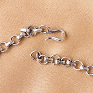 Oxidized Necklace side view - Silsila by Dvaar