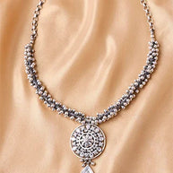Ghunghroo Necklace front view - Silsila by Dvaar
