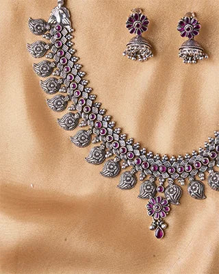 Rajputi Necklace in 92.5 Silver