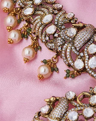 Maharani Necklace in 92.5 Silver