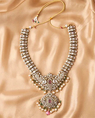 Maharani Haar in 92.5 Silver