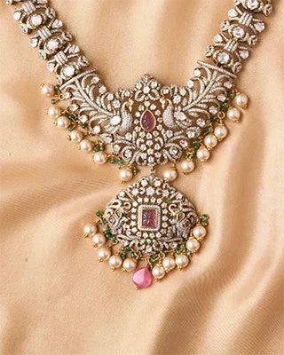 Maharani Haar in 92.5 Silver