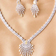 Sunlit Grace Necklace detail - Silsila by Dvaar