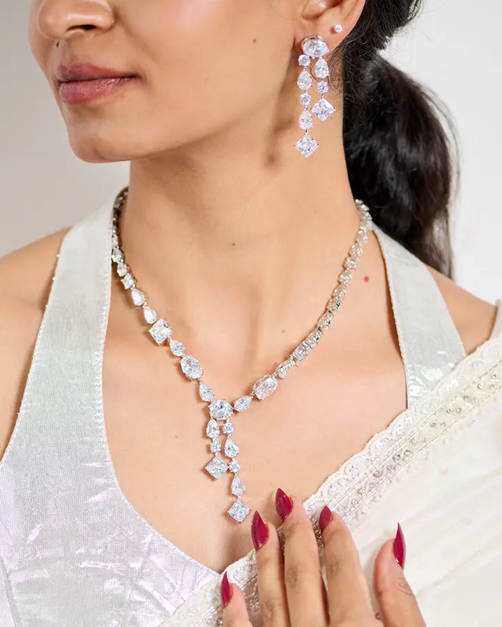 Shukla Necklace detail - Silsila by Dvaar
