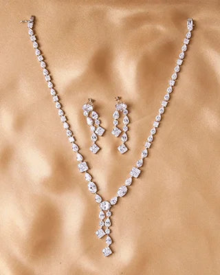 Shukla Necklace front view - Silsila by Dvaar