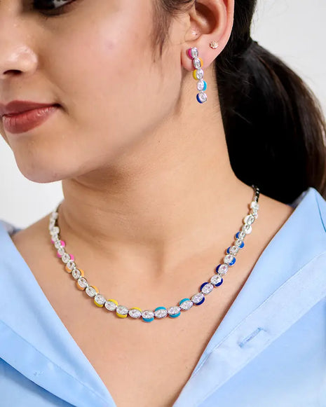 Ratnakara Necklace in 92.5 Silver