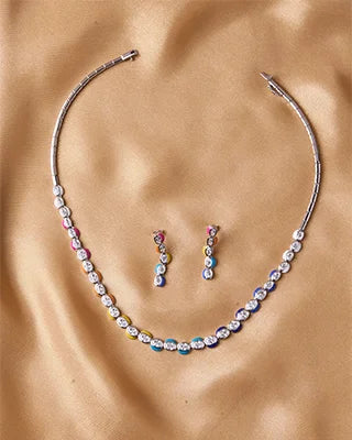 Ratnakara Necklace in 92.5 Silver