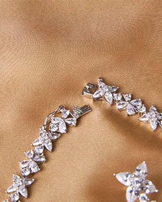 Garnet Glow Necklace in 92.5 Silver