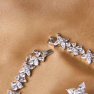 Garnet Glow Necklace in 92.5 Silver