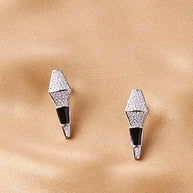 Serpent Noir Necklace in 92.5 Silver