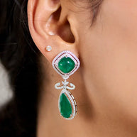 Verdite Necklace in 92.5 Silver